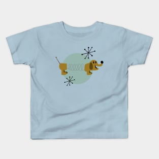 Retro Coil Dog Kids T-Shirt